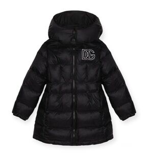 NWT Dolce & Gabbana kids puffer jacket with detachable hood